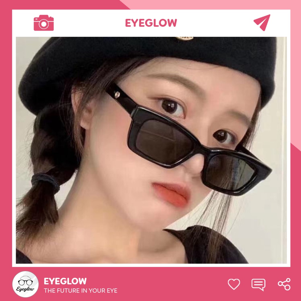 Kính mát mắt mèo cá tính phong cách retro Jennie Hàn Quốc EYEGLOW xuống phố cá tính cân mọi outfit cực đỉnh EG2216