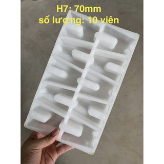 Khuôn đúc con kê, khuôn đúc viên kê bê tông H7 chiều cao kê thép 70mm