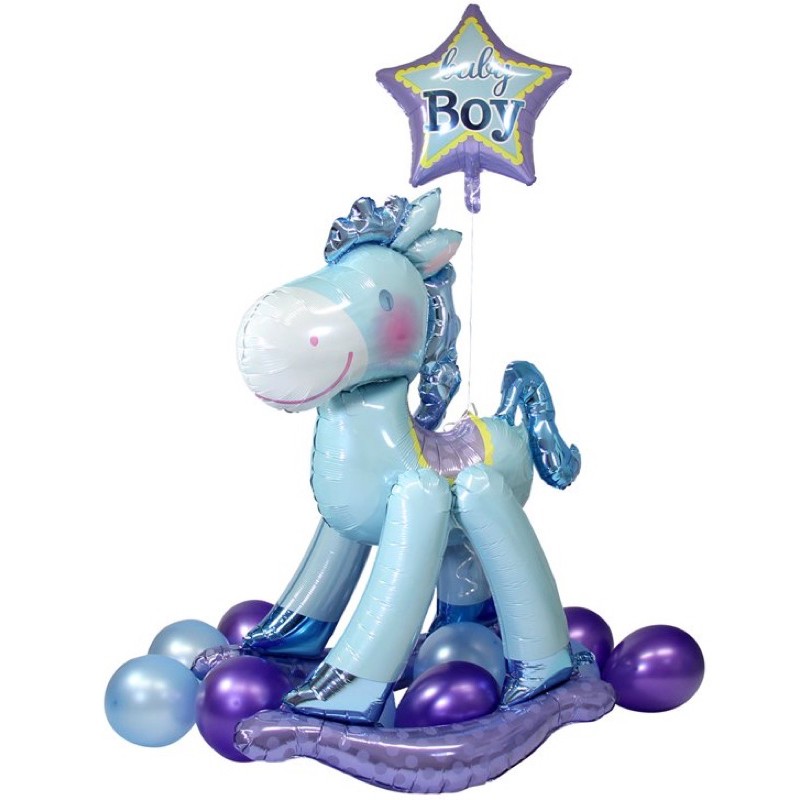 bóng ngựa xanh khổng lồ its a boy hàng xuất khẩu mỹ 140cm