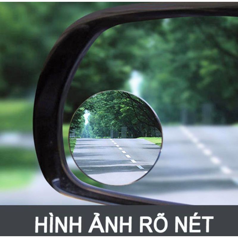2 GƯƠNG CẦU MINI GẮN KÍNH HẬU XE HƠI ÔTÔ MẪU MỚI HÀNG CHẤT LƯỢNG