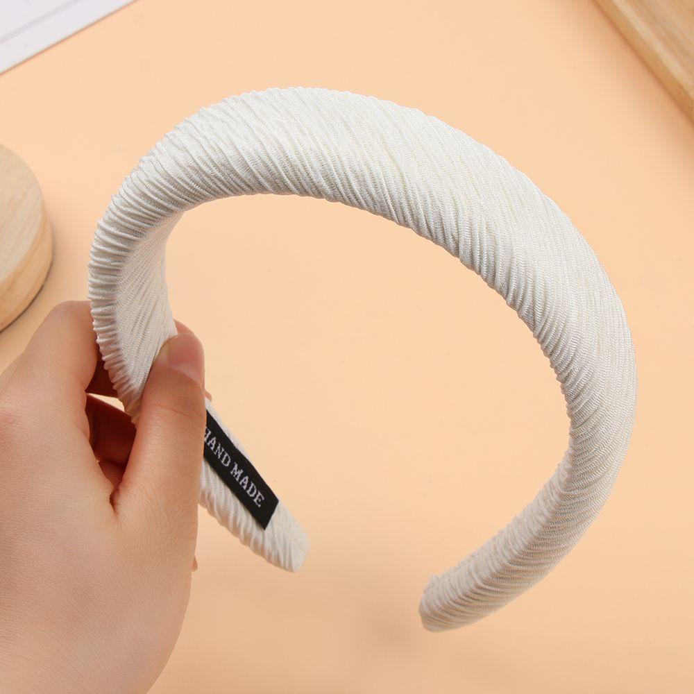 Băng Đô Cài Tóc Màu Trơn Dễ Thương Phong Cách Hàn Quốc Cho Nữ