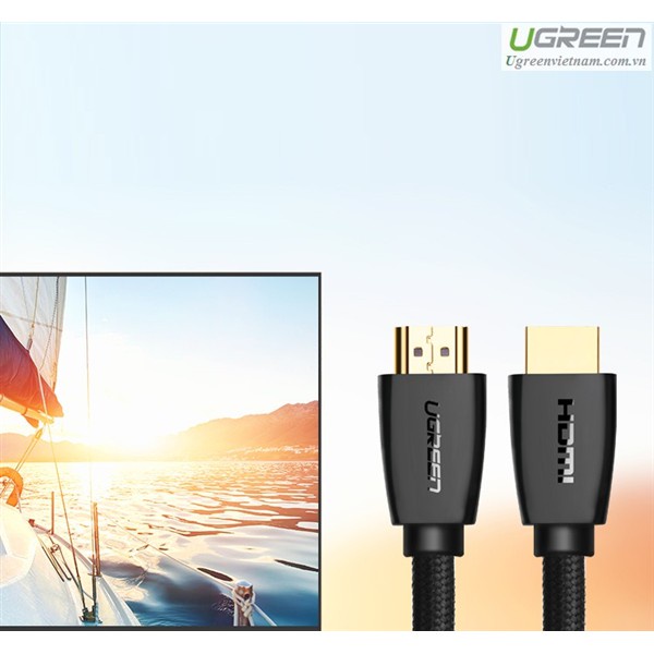 Cáp HDMI 2.0 dài 5m hỗ trợ full HD 4Kx2K chính hãng Ugreen 40412 cao cấp