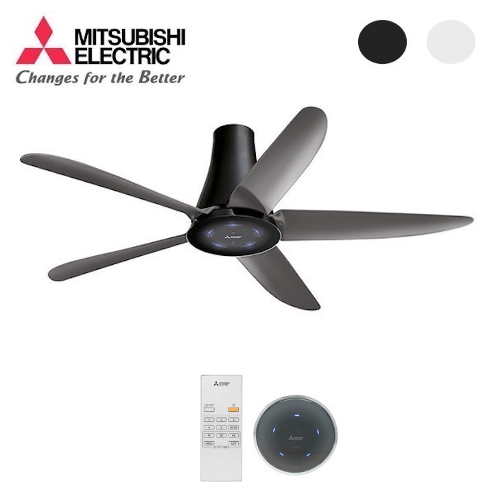 Quạt trần Mitsubishi 5 cánh C56-RA5 CY-GY C56-RA5 SF-GY điều khiển Remote, (mã cũ: C56-RW5) - hàng c