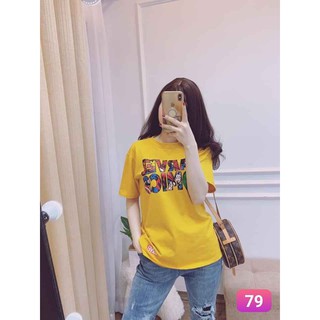 Áo Thun dài phủ mông Cotton  size M, L,XL  dài phủ mông Tay Lỡ Nữ Trẻ Trung Năng Động DOGA 79