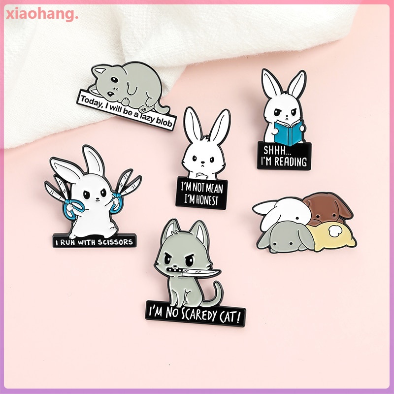 Ghim cài áo phong cách hoạt hình dễ thương