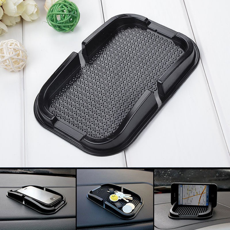 Tấm silicon đỡ điện thoại đa năng dán xe hơi chống trượt tiện dụng