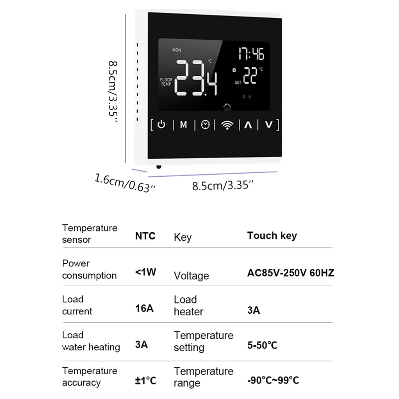 Thiết Bị Sưởi Ấm Dưới Nước Thông Minh AC85~250V