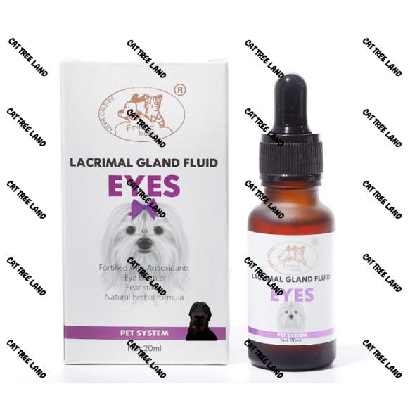 SIRO UỐNG CHỐNG CHẢY NƯỚC MẮT CHÓ MÈO LACRIMAL GLAND FLUID EYES 20ML, GIẢM Ố VÀNG VIỀN MẮT