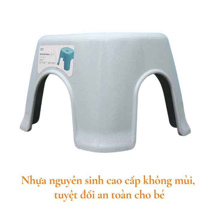 Ghế nhựa nhà tắm, nhà vệ sinh, cao cấp, kháng khuẩn Notoro Nhật Bản, ngồi tắm cho bé tiện dụng Vapu HCM