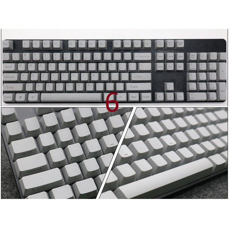 Set Keycap PBT fullsize TKL - bộ nút bàn phím cơ carbon sakura dolch