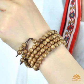 Vòng tay trầm hương chuỗi tràng hạt 108 trầm tốc lào tự nhiên