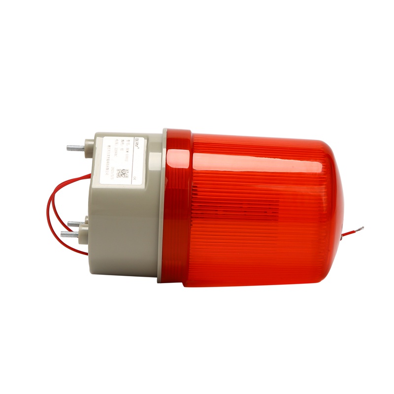 Đèn LED đỏ cảnh báo âm thanh nhấp nháy công nghiệp BEM-1101J 220V hệ thống quang học chất lượng cao tiện dụng