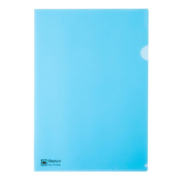 Bìa Lá Nhựa Elephant 410A4 - Màu Xanh