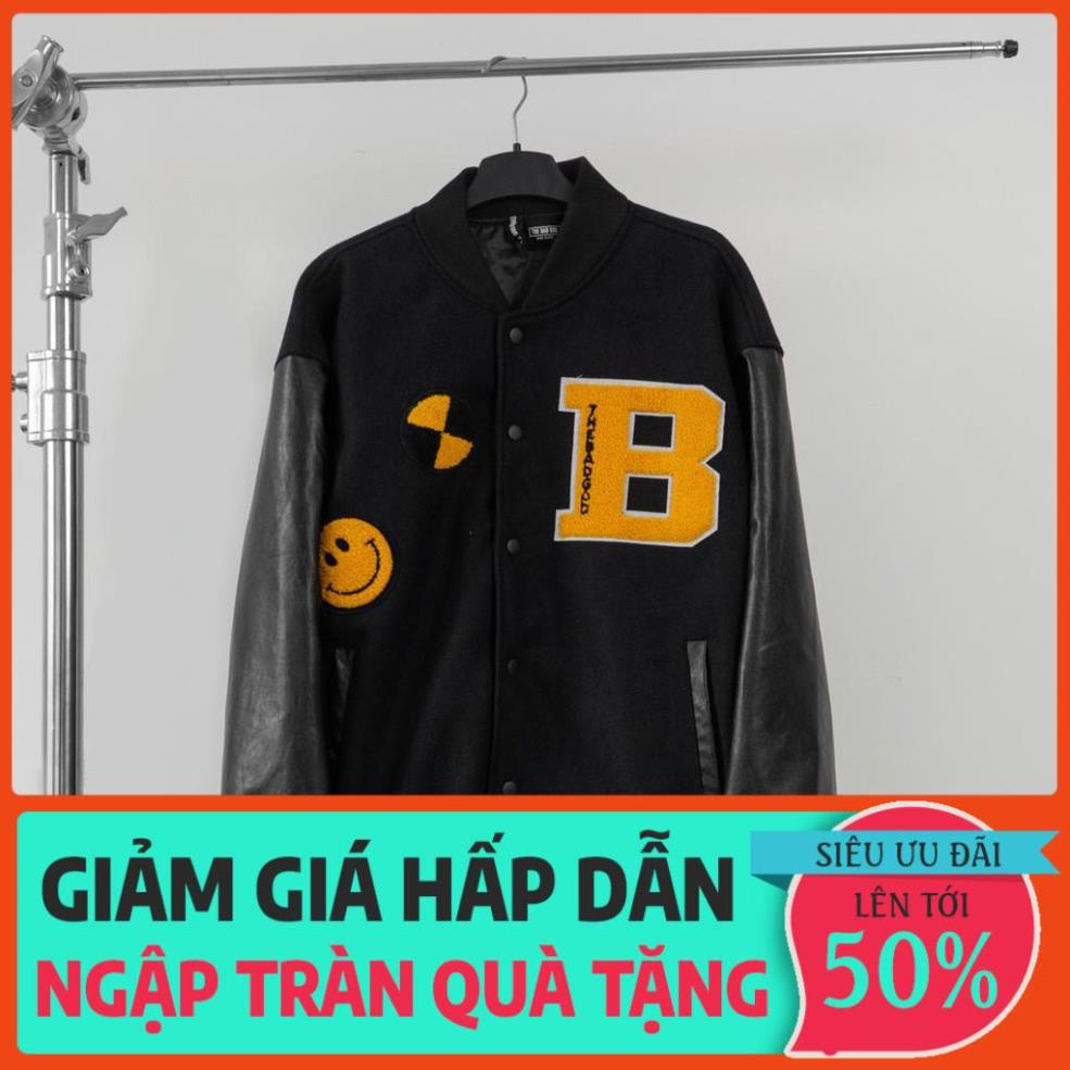 SALE Áo khoác Bomber Varsity The Bad God Tip