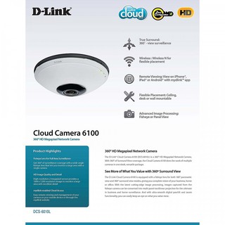 Camera dome D-link DCS-6010L - IP