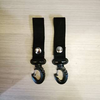 ANELLO 1 Cặp Móc Treo Túi Tã Đa Năng Gắn Xe Đẩy Em Bé