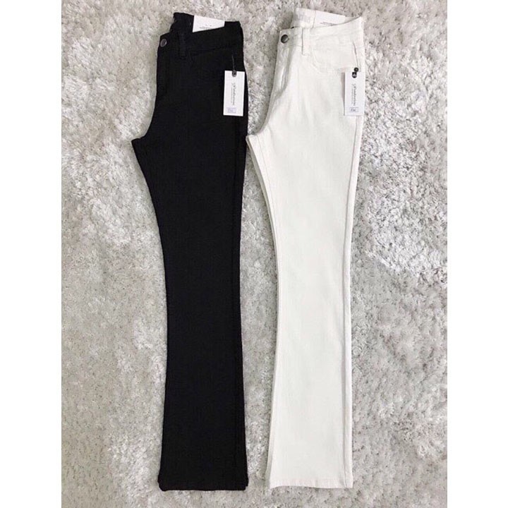 Quần jean ống bass đen và trắng | BigBuy360 - bigbuy360.vn