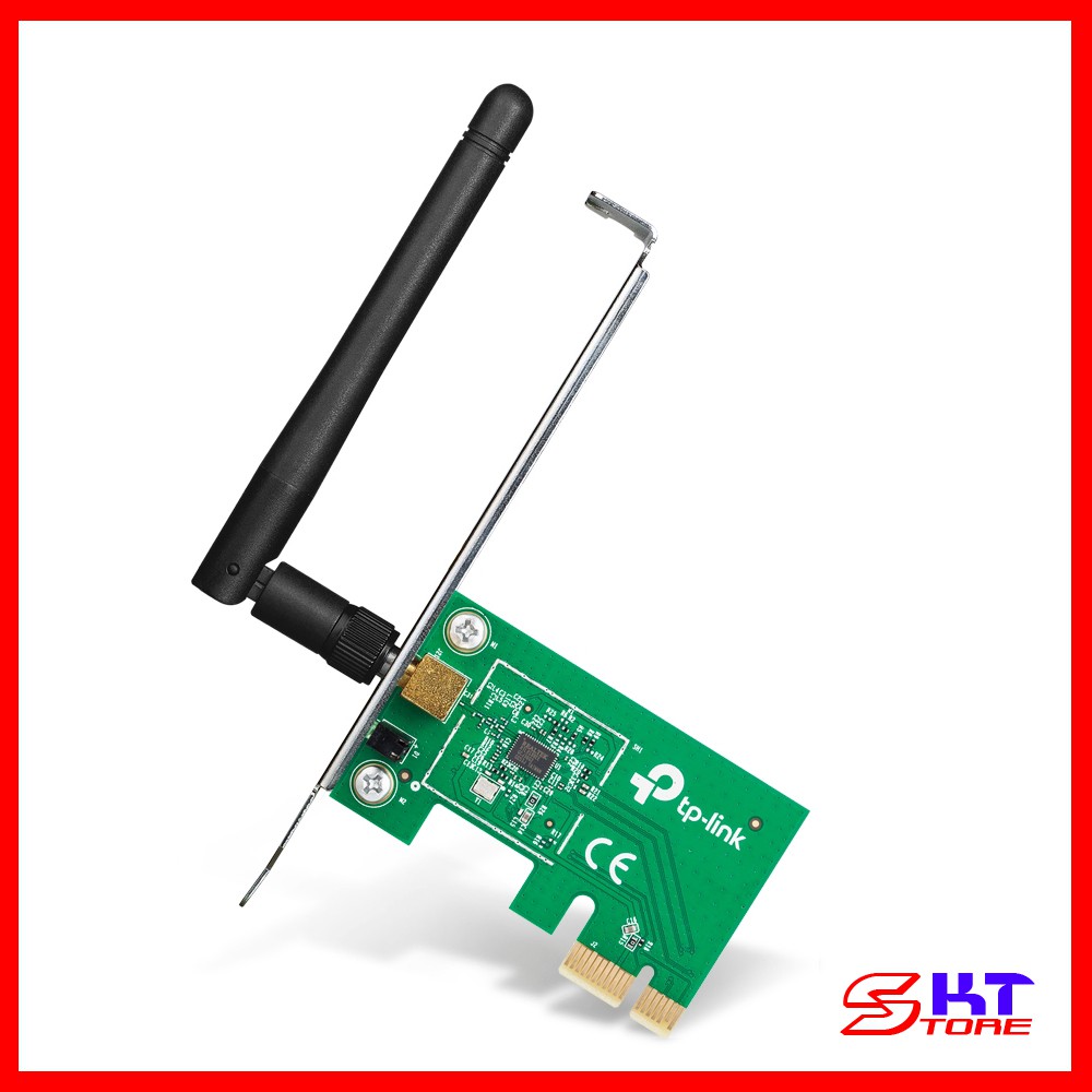 Card Mạng Thu Sóng Wifi PCI Express Tp-Link TL-WN781ND Tốc Độ 150Mbps - Hàng Chính Hãng