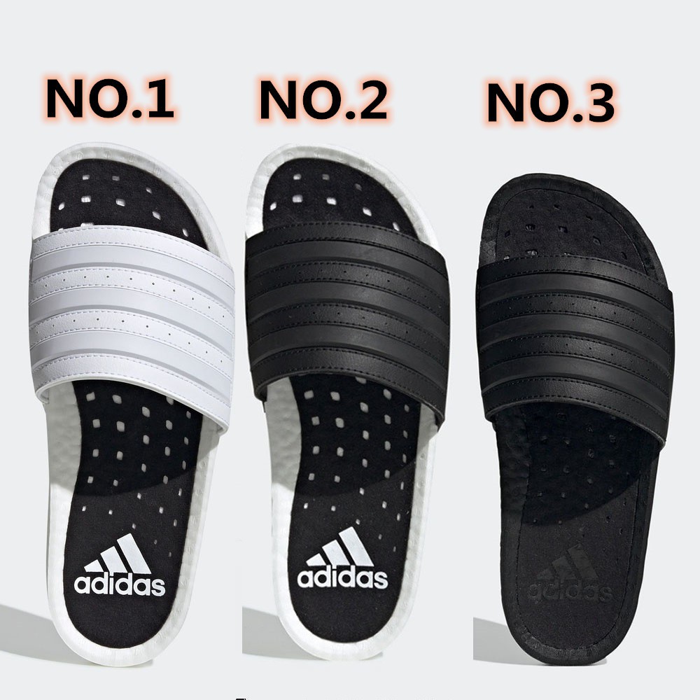 Dép Quai Ngang  Họa Tiết Adidas Thể Thao Đế Thấp Thoải Mái Thời Trang Thường Ngày