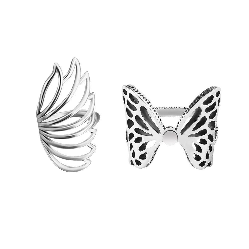 Nhẫn Hình Cánh Bướm Phong Cách Hip Hop Thời Trang