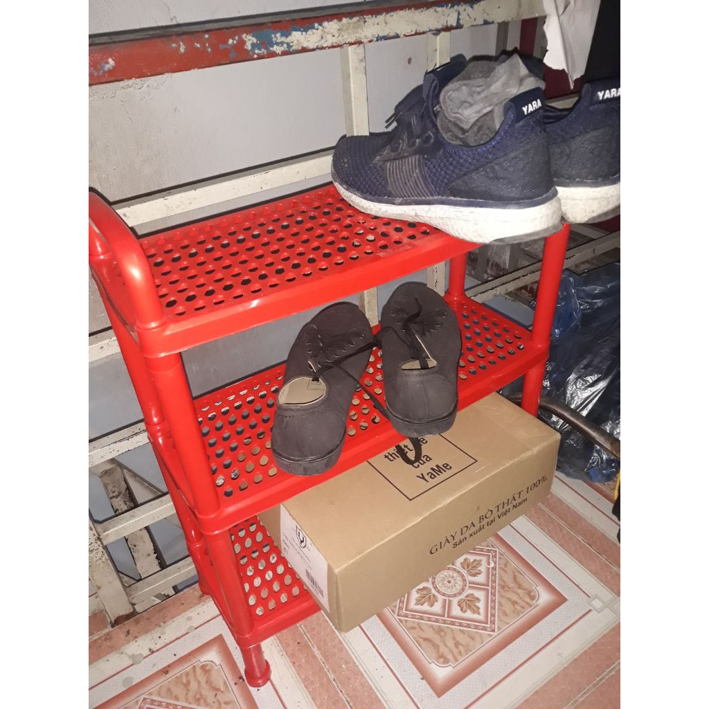 Kệ dép lưới nhỏ Duy Tân 3 tầng - GIAO NHANH 1H