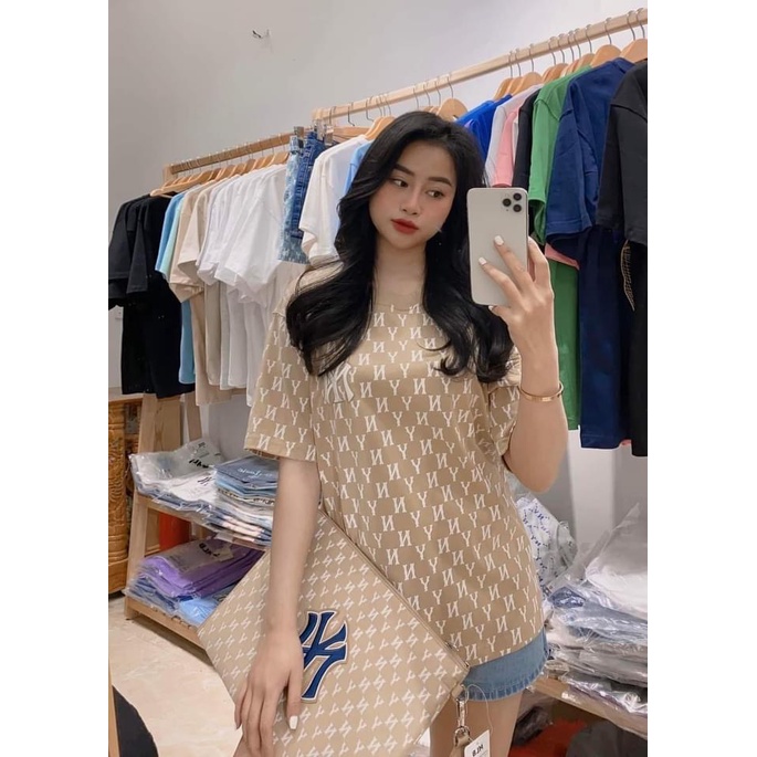 Áo Thun MLB Diamond Monogram Front Print Short - Áo thun MLB nam nữ chính hãng