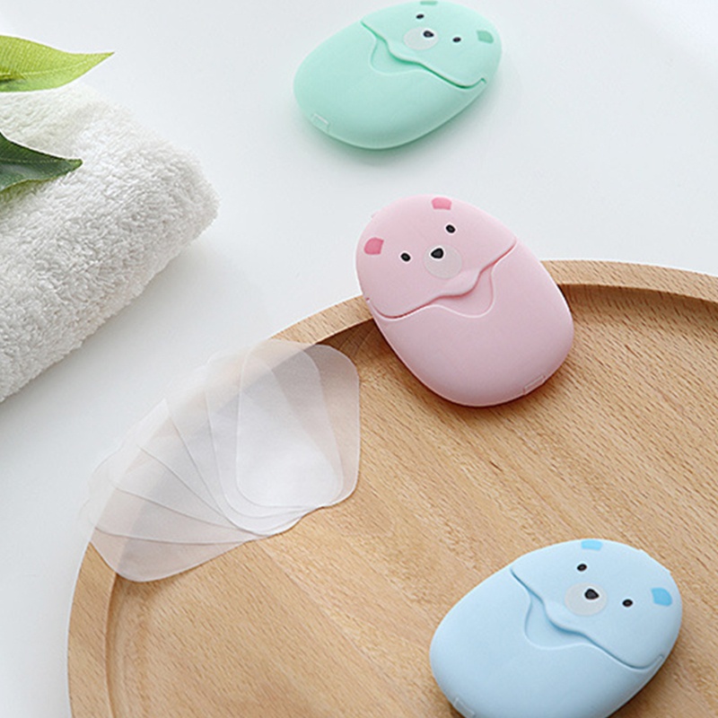 Set 50 Tờ 150 Tờ Xà Phòng Giấy Tiện Lợi Cho Đi Du Lịch