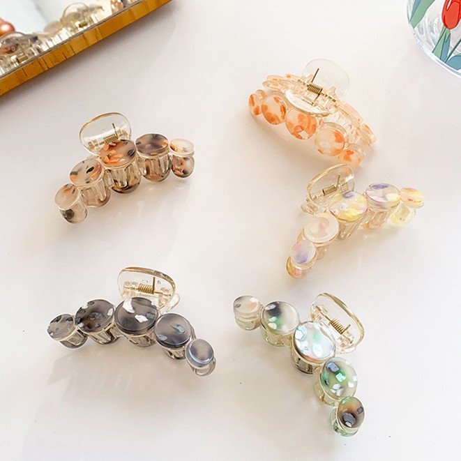 Kẹp Tóc Haimeikang Họa Tiết Hình Học Độc Đáo Phong Cách Hàn Quốc Cho Nữ