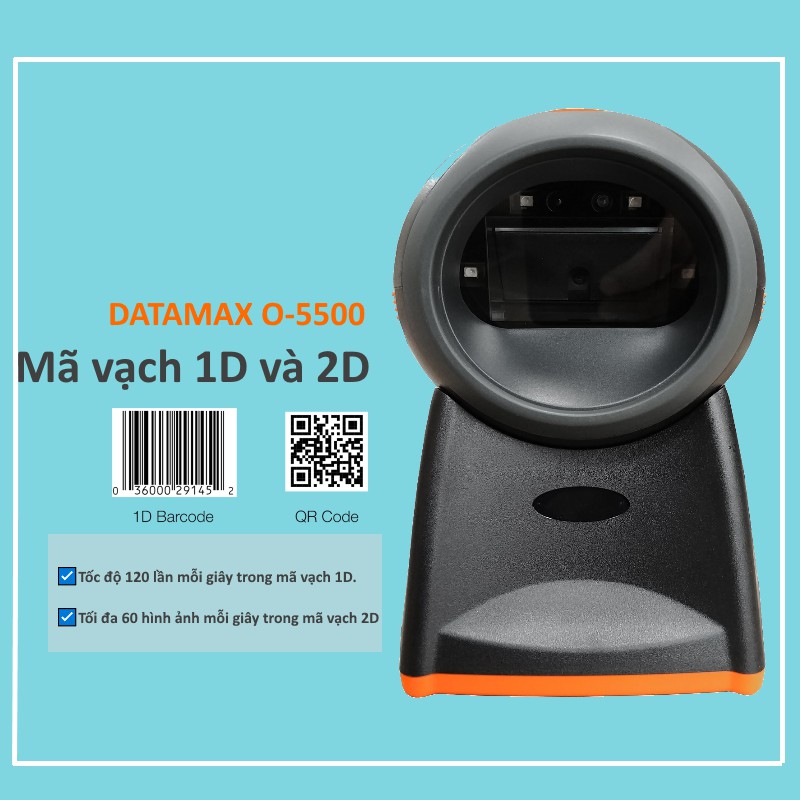 Máy đọc mã vạch 1D 2D Datamax O-5500 đọc được bảo hiểm y tế và căn cước công dân