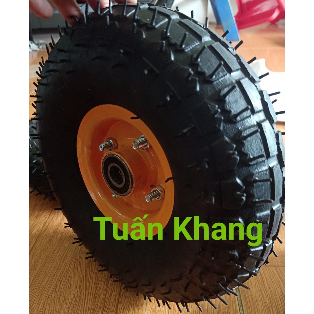 Bánh xe 350-4 ( hơi) bánh có ruột đường kính 25cm