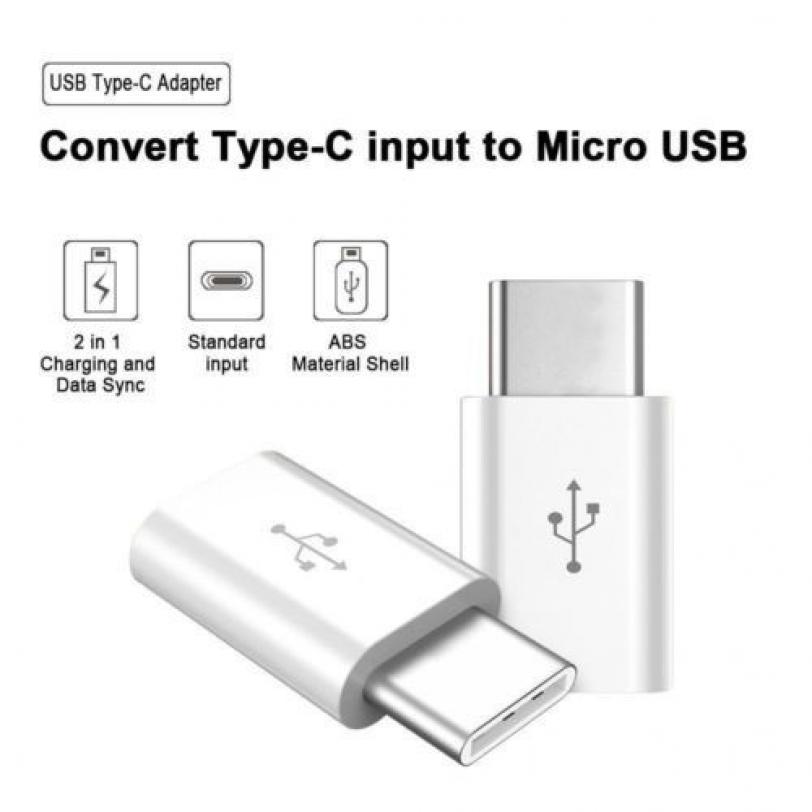Micro Usb To USB 3.1 Type-c Converter Adapter Data Charging Charger Cable