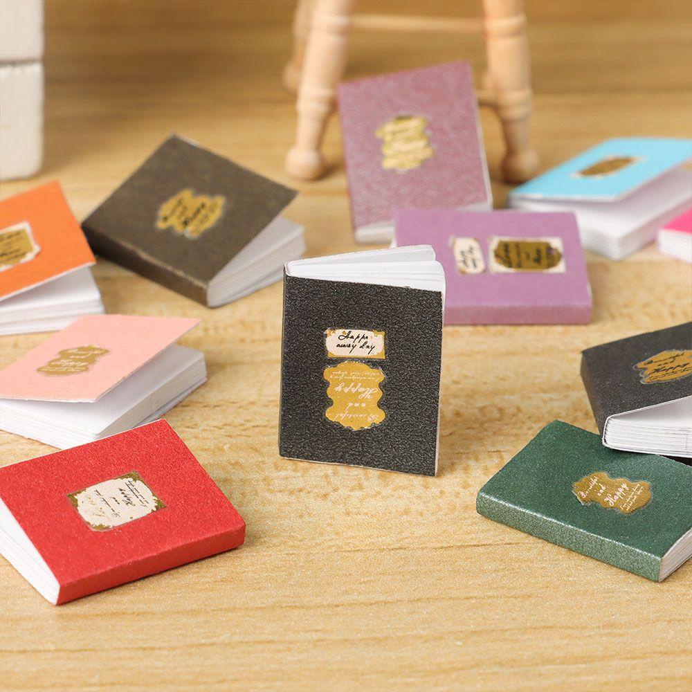 Set 4 Đồ trang trí Sách Mini Trang Trí Nhà Búp Bê DIY