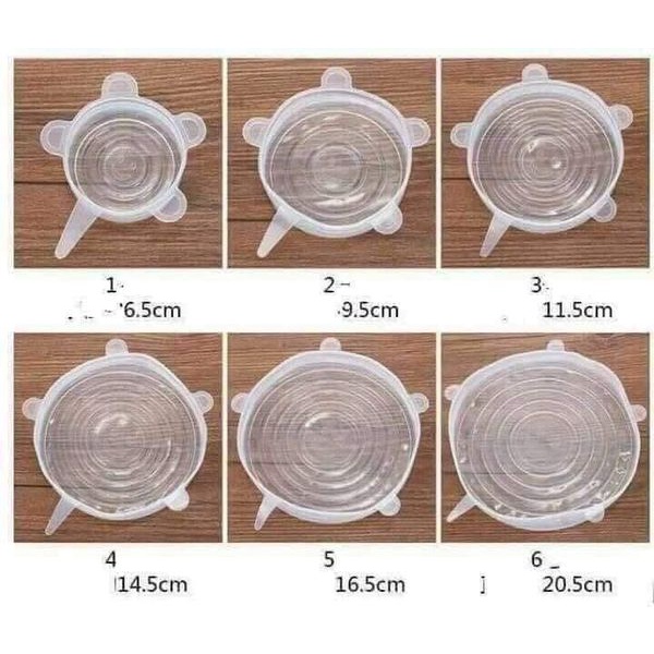 BỘ 6 NẮP SILICON TIỆN LỢI DÀNH CHO MỌI GIA ĐÌNH