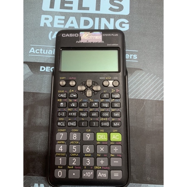 Máy tính cầm tay casio FX-570VN PLUS pass lại