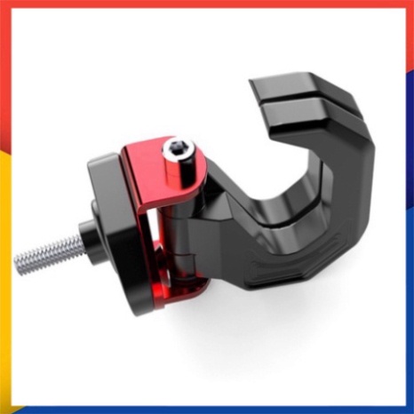 Móc Treo Đồ Xe Máy Xoay 180 Độ ( Móc Đôi) Móc Treo Đồ 2 IN 1 Gắn Xe Máy