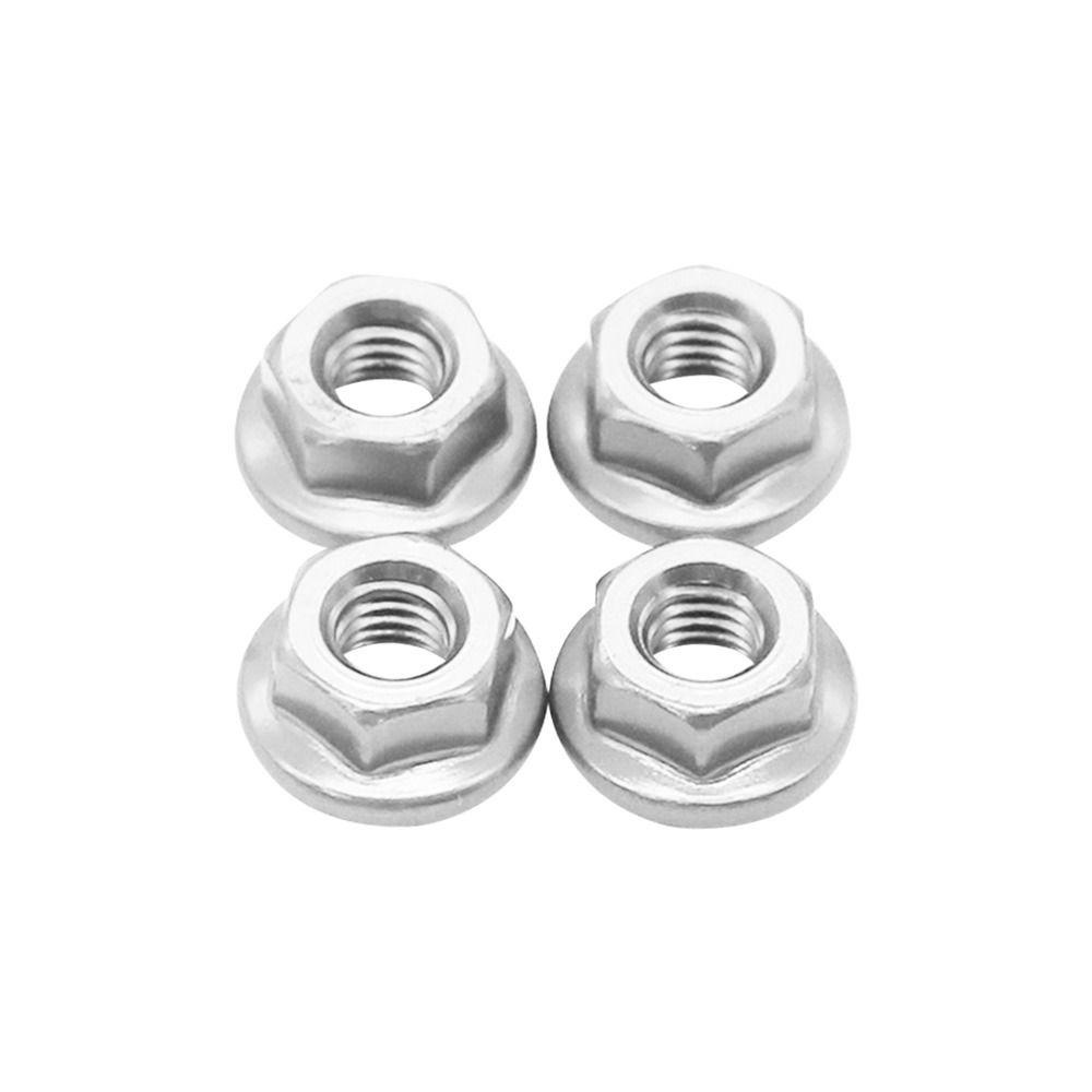Set 1 8 Đai Ốc Khóa M4 Cho Mô Hình Xe Điều Khiển Từ Xa Tỉ Lệ 1 / 10 Chất Lượng Cao