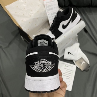 GIÀY JD1S LOW PANDA BLACK WHITE DA THẬT LAI AU [ FULL BOX + FREE SHIP ]