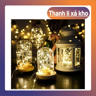 [XẢ KHO - TẶNG PIN] ĐÈN LED ĐOM ĐÓM MINI CHIPSBLING FAIRY LIGHT PIN 3M 30 BÓNG MÀU VÀNG NẮNG, PIN DĨA CR2032