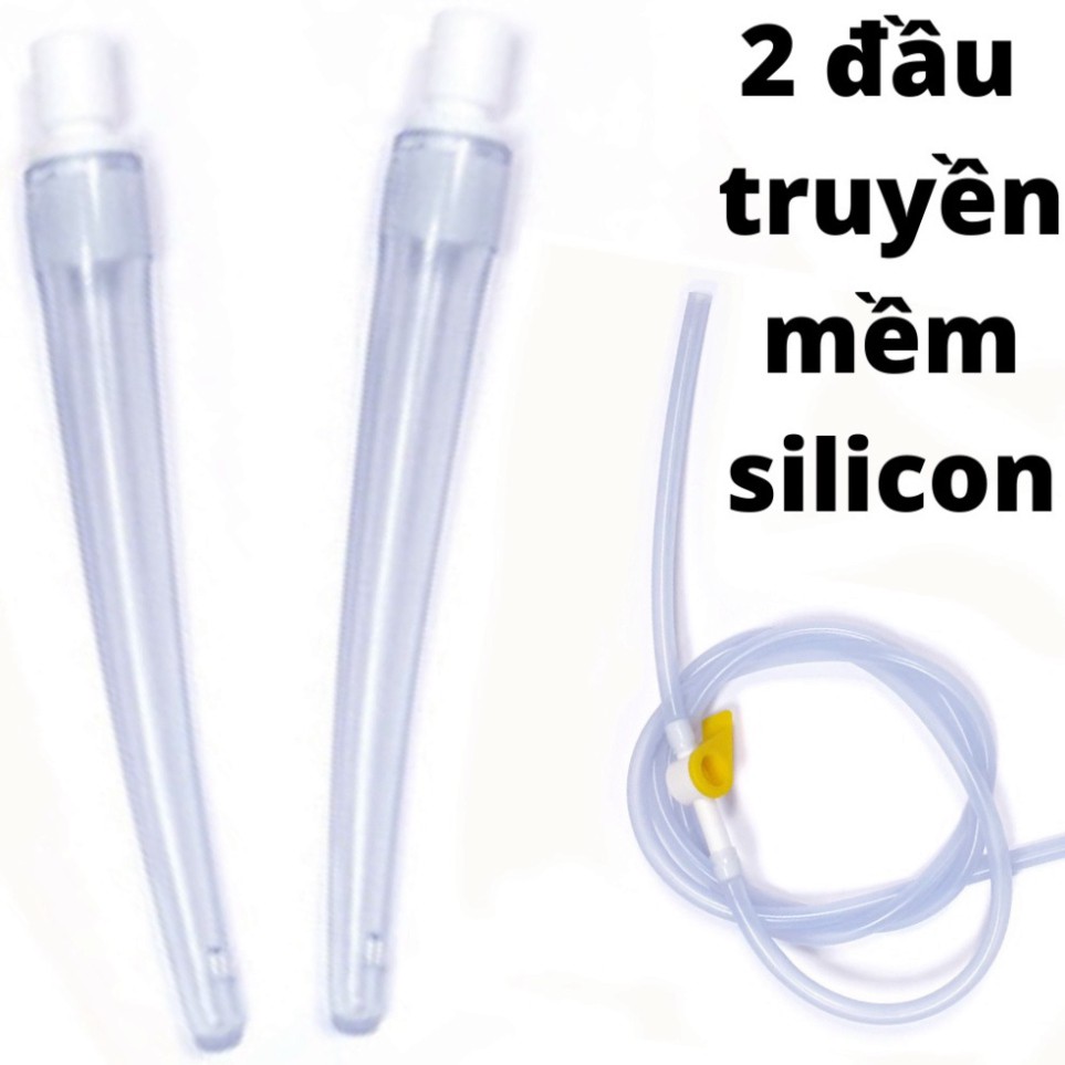 Cặp 2 Đầu Truyền Mềm Enema Silicone Sao Đất