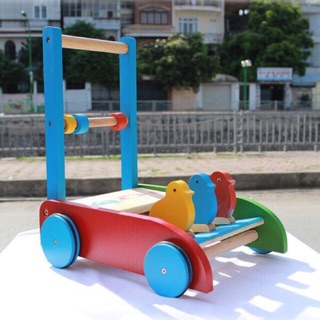 Xe gỗ tập đi cho bé