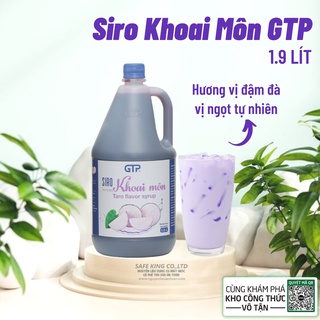 Siro Hương Khoai Môn GTP 2.5kg Hương Vị Đậm Đà, Vị Ngọt Tự Nhiên