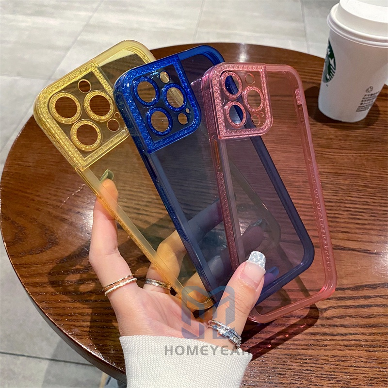 Ốp Điện Thoại Mềm Chống Sốc Màu Dạ Quang Cho iPhone 11 12 Pro max