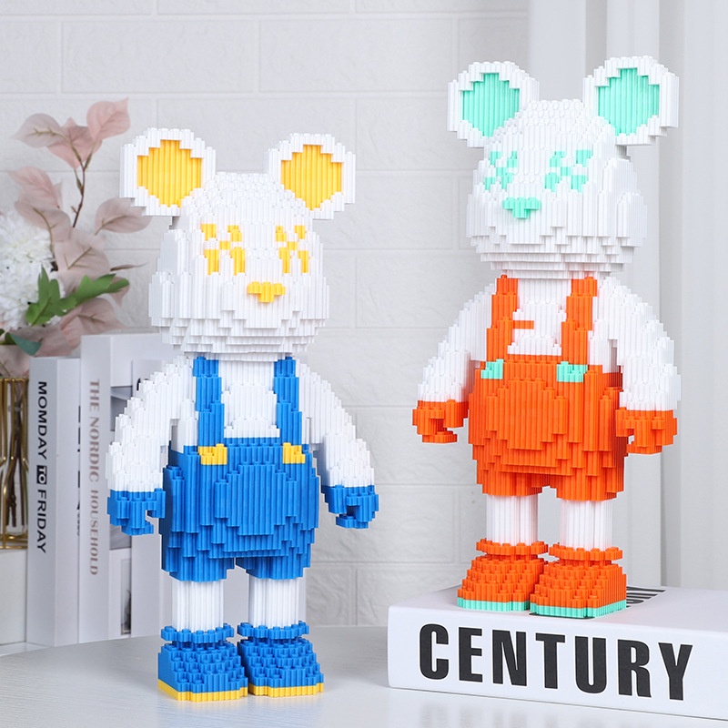 Bộ Đồ Chơi Lắp Ráp Hình Chú Gấu Xinh Xắn Dành Cho Bé