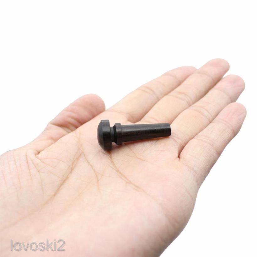 Finest Full Size Violin Fiddle Tail Pin DIY Violin Parts for Violinist Black