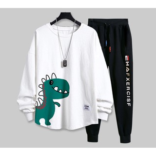 Bộ Quần Áo Nam Áo Thun Dài Tay Quần Jogger Phong Cách Trẻ Trung Thời Trang Zenkonu TOP NAM 1000125 + QUAN NAM 1000069