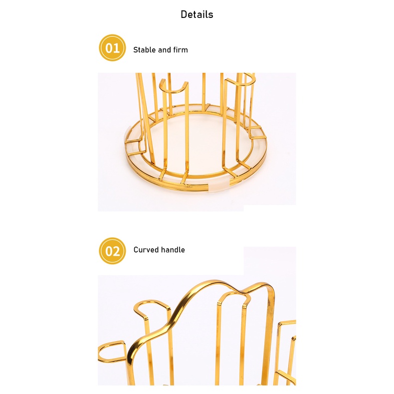 Giá Đỡ Cốc Thủy Tinh Hình Tròn Tiện Dụng