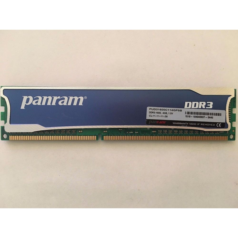 PANRAM DDR3 4GB 1600 tản nhiệt nhôm xanh chuyên game | BigBuy360 - bigbuy360.vn