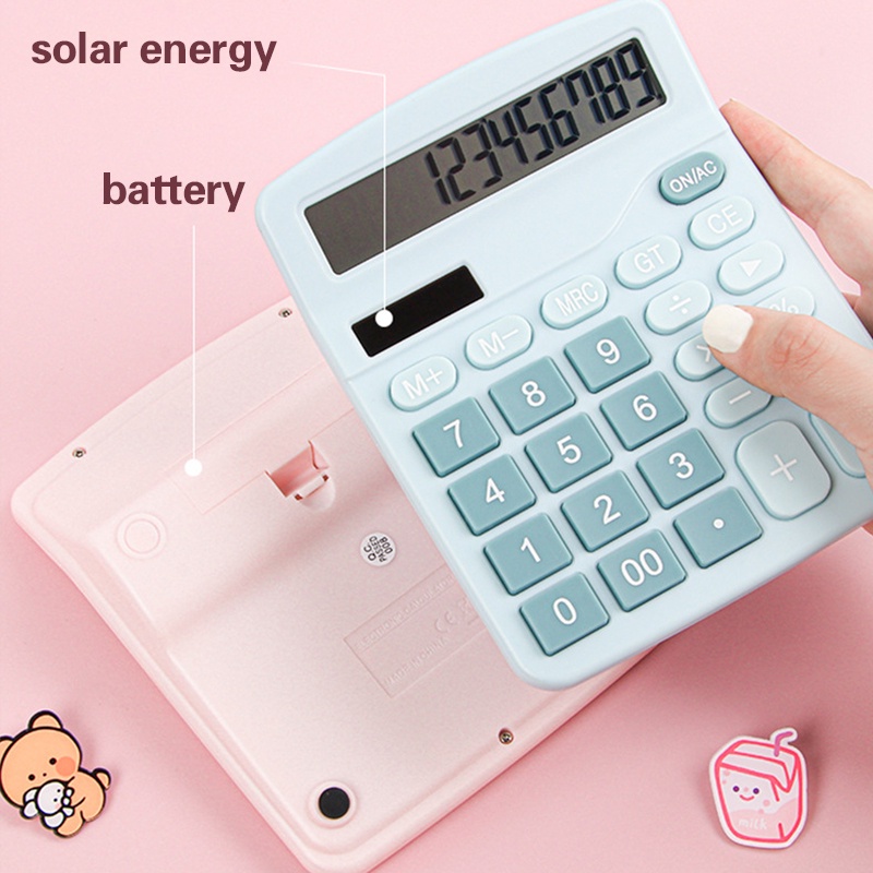 Máy Tính Để Bàn Tiêu Chuẩn Với Màn Hình LCD Lớn 12 Số Có Nút Cảm Ứng Và Cảm Ứng Cho Văn Phòng