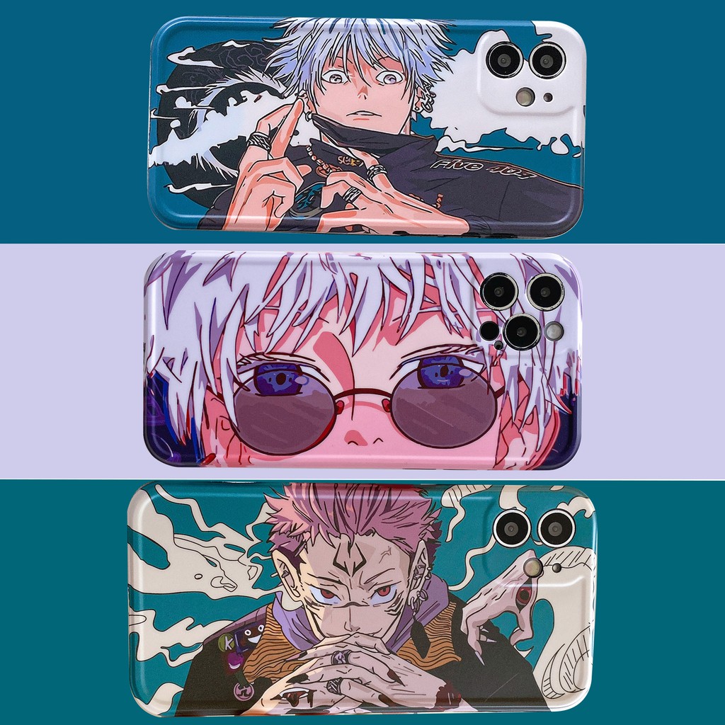 jujutsu kaisen Ốp iphone 12 12promax 11 11pro XR XS Max 7/8 plus SE2020 ốp lưng gojo satoru | BigBuy360 - bigbuy360.vn
