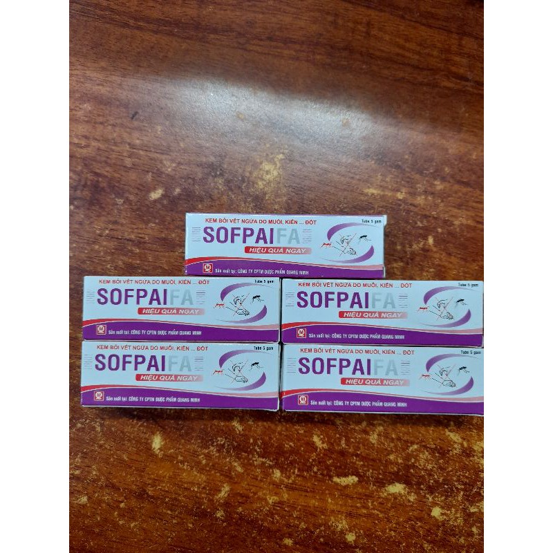Sofpaifa_kem bôi vết ngứa do muỗi,kiến ..đốt.tuýp 5g